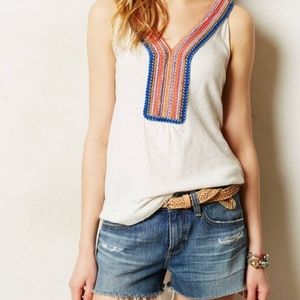 Anthropologie AKEMI + KIN Linen top